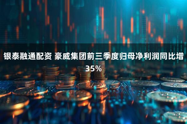 银泰融通配资 豪威集团前三季度归母净利润同比增35%
