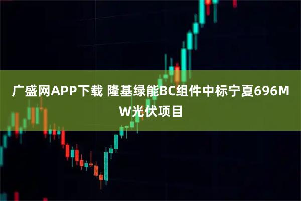 广盛网APP下载 隆基绿能BC组件中标宁夏696MW光伏项目