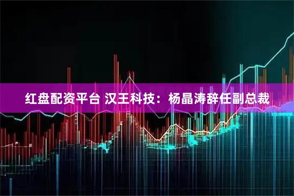 红盘配资平台 汉王科技：杨晶涛辞任副总裁